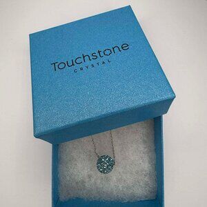 Touchstone Crystal by Swarovski Birthstone Necklace | March | NIB | Aquamarine